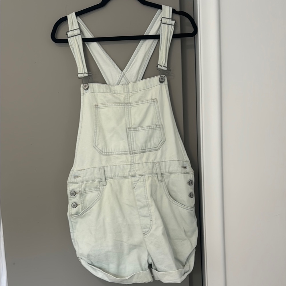 Free People Overalls light denim size large